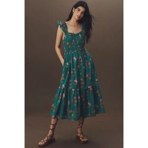 By Anthropologie The Peregrine Midi Dress